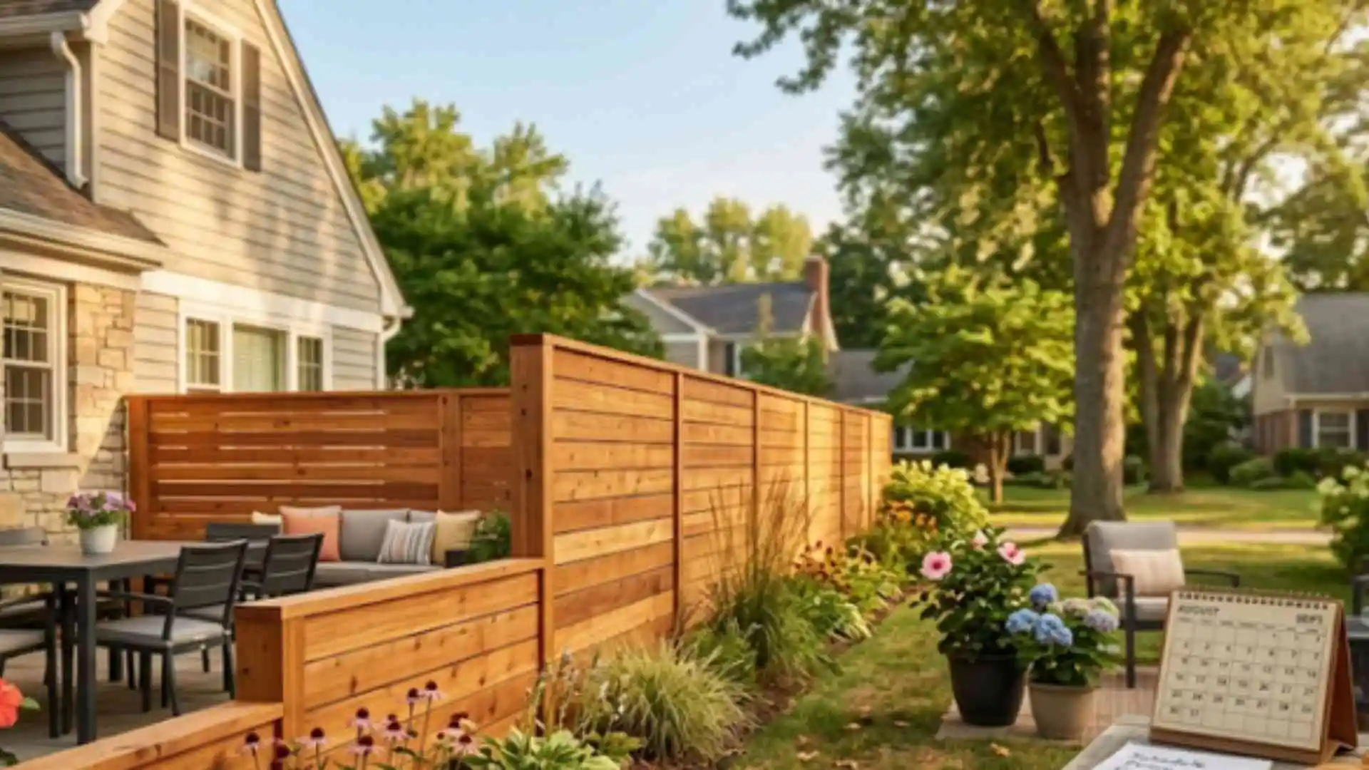 Late Summer Fence Installation in St. Louis